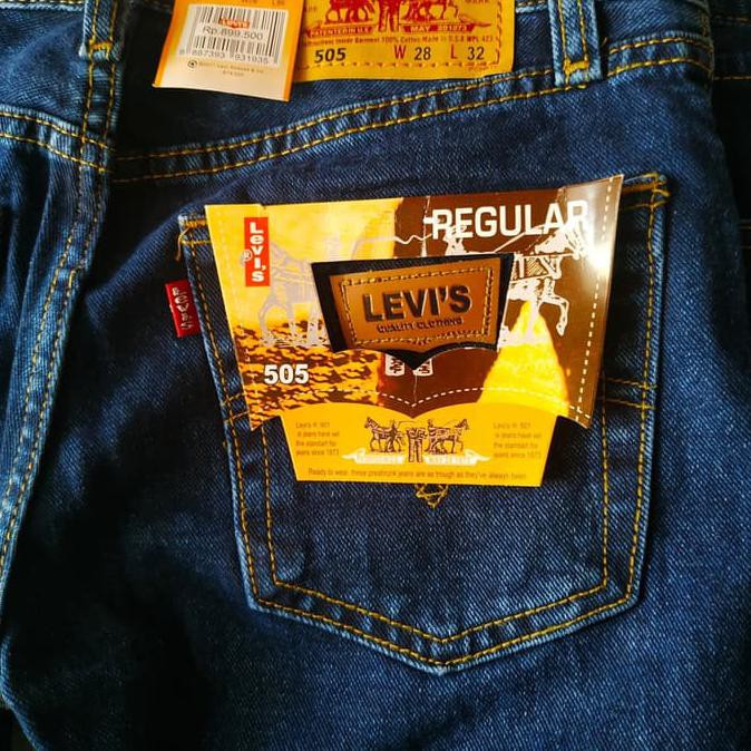Celana Jeans Pria/ Celana Levis 505 /Celana Jeans Cowok Ukuran 28 - 38 G949