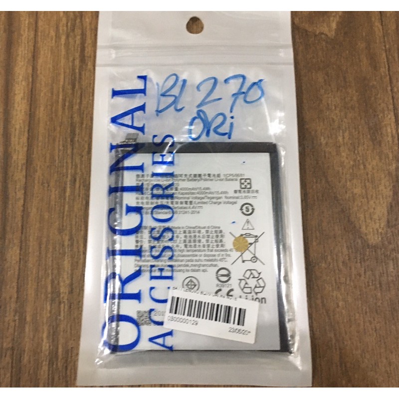 BATTERY / BATTERAI / BATT LENOVO BL270 ORI / K6 NOTE