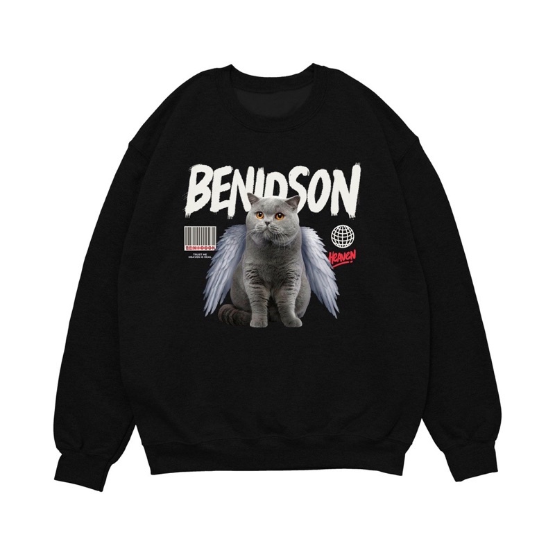 SWEATER CREAWNECK PRIA WANITA HIGHT QUALITY ORIGINAL KUCING CAT