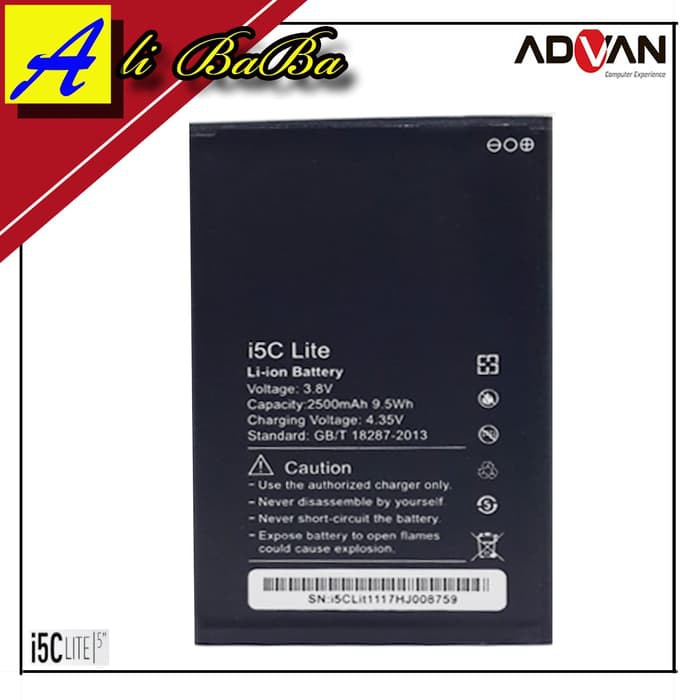 Baterai Handphone Advan I5C Duo Advan I5C Lite 4G LTE 5 Inch Batre Advan I5C Lite Batu I5C Lite