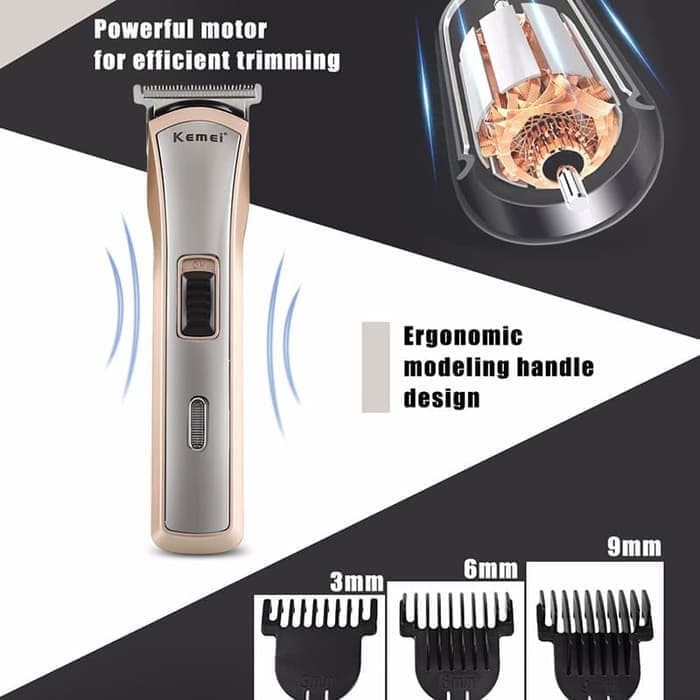 Clipper Kemei KM 418 Alat Mesin Cukur Rambut,Kumis,Jenggot wireless