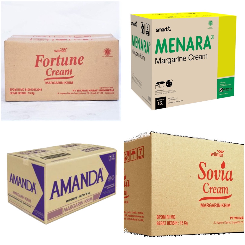 

Aneka Margarine Cream murah 15kg ( Menara / Fortune / Amanda ) 15 KG