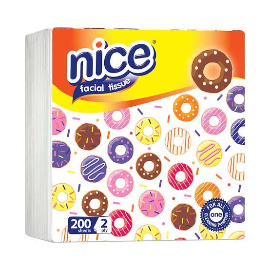 NICE Facial Tissue Pop Up 200 Sheets