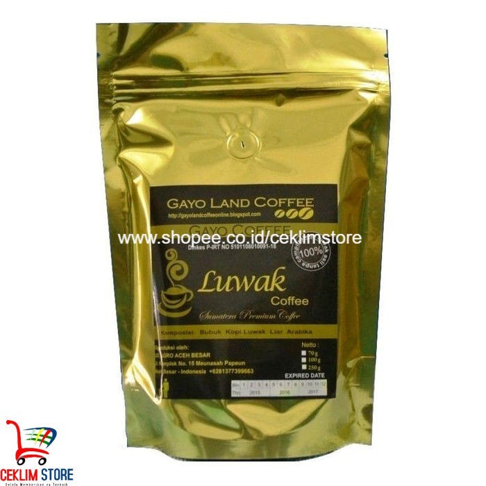 

Kopi Luwak Liar Aceh Gayo 250 Gr