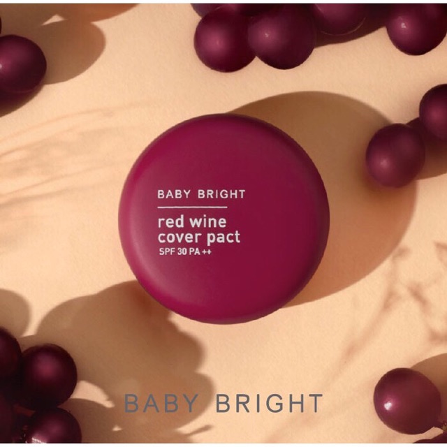 Baby Bright Bedak Red Wine Cover Pact Compact