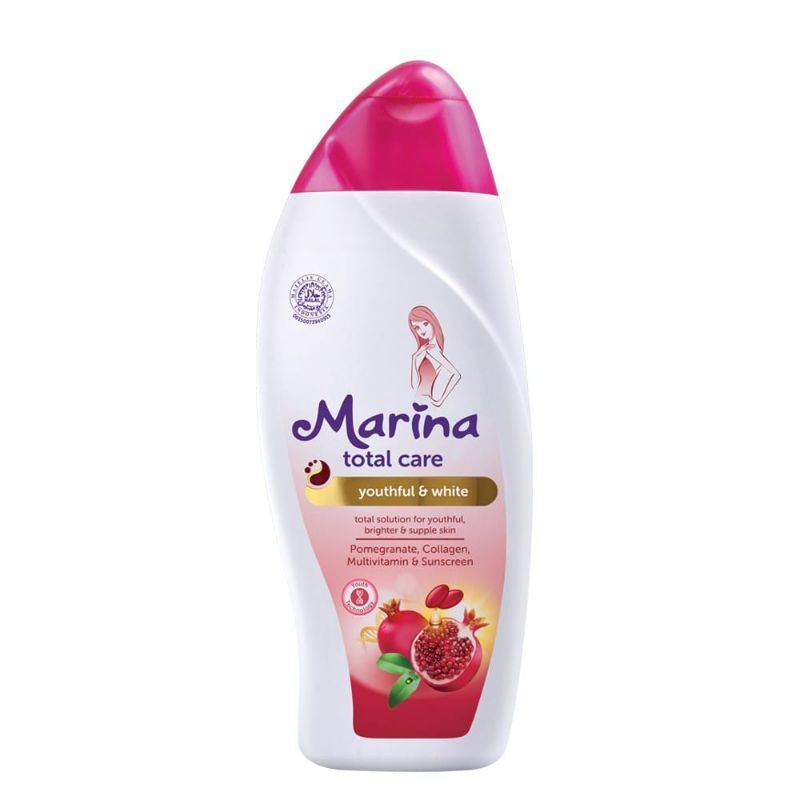 Marina Hand Body Lotion Uv White 185 ML-HBL Marina Original 100%