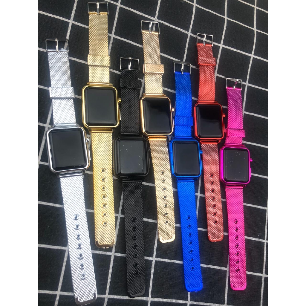 Jam Tangan pria Touch Watch Digital Strap Rubber Pasir / Ready 5 Warna