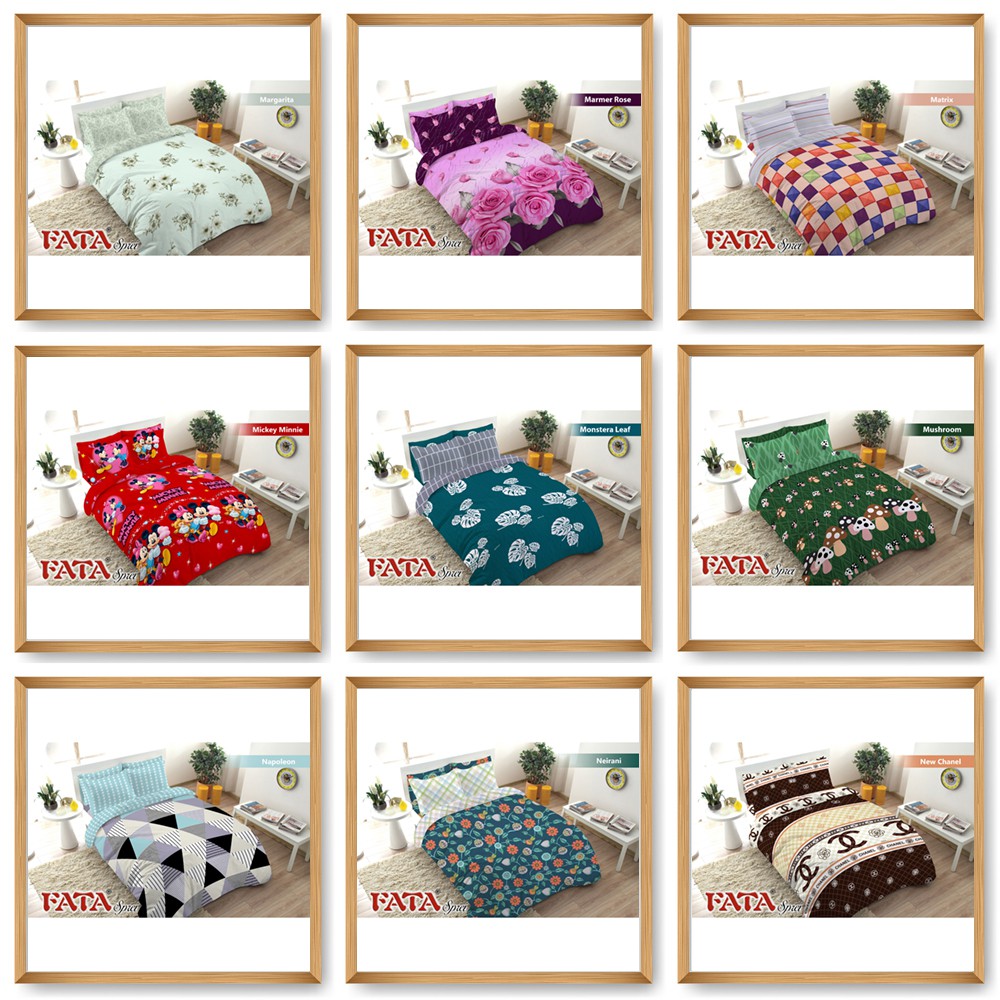 Fata Sprei 180X200 Tinggi 20 Cm Set (Tanpa Bed Cover Atau Selimut) King Bed Size 180X200X20 Sprei