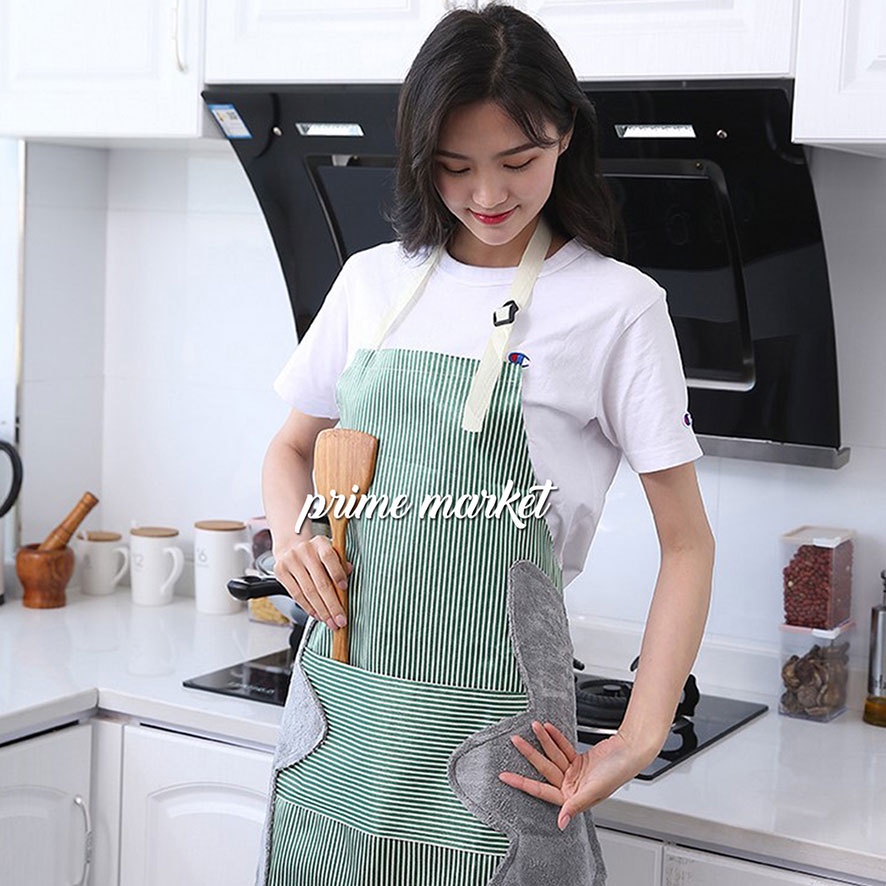 [BISA COD] 1 Pcs Celemek Masak Anti Air / Apron Masak Premium Waterproof