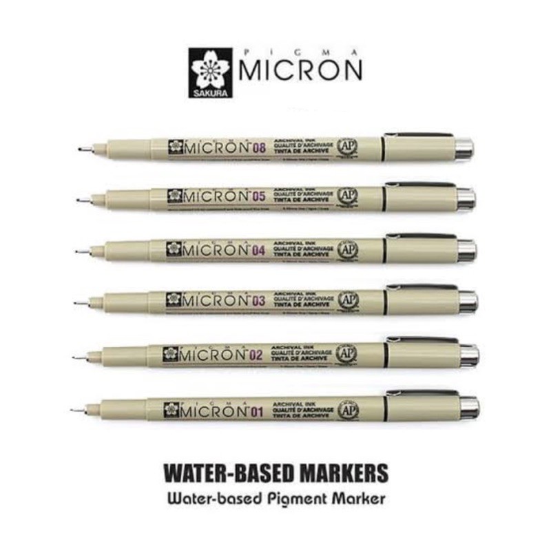 

Sakura Pigma Micron Black Drawing Pen