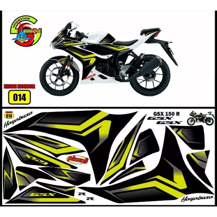 striping gsx / decal gsx / variasi gsx