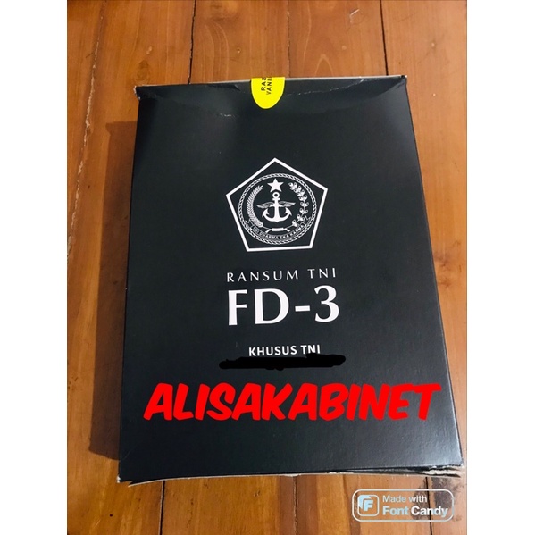 Ransum TNI Susu Sereal FD3 Exp 30 SEPTEMBER 2023