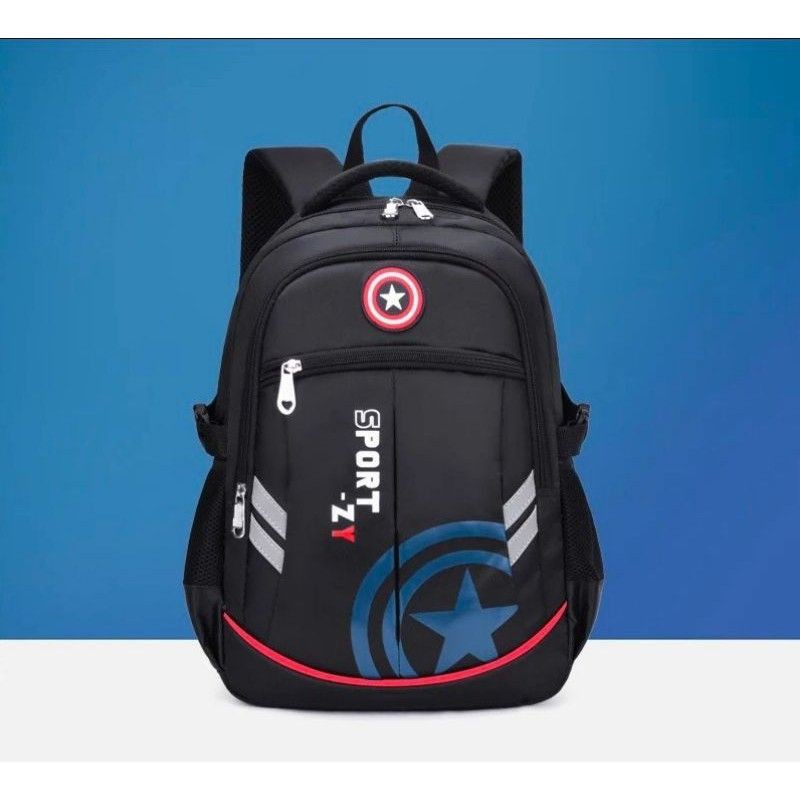 SERBA 50 RIBU Backpack Polo Tas Sekolah SMP SMA Cewek Cowok Ransel Laptop Murah Bagus Berkualitas