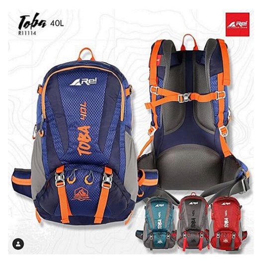 TAS SEMI CARRIER AREI REI TOBA 40L l 40 LITER RANSEL DAYPACK BACKPACK
