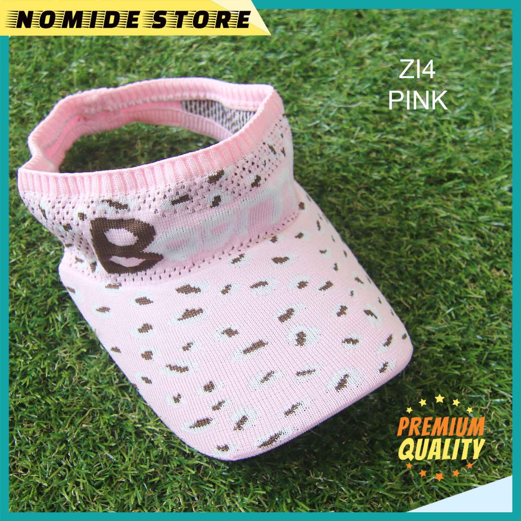 Topi Rajut Anak Visor Pantai Sunshade Motif Kartun Doraemon ANTI UV Topi Lucu Anak Laki Perempuan ZH-ZI4-PINK