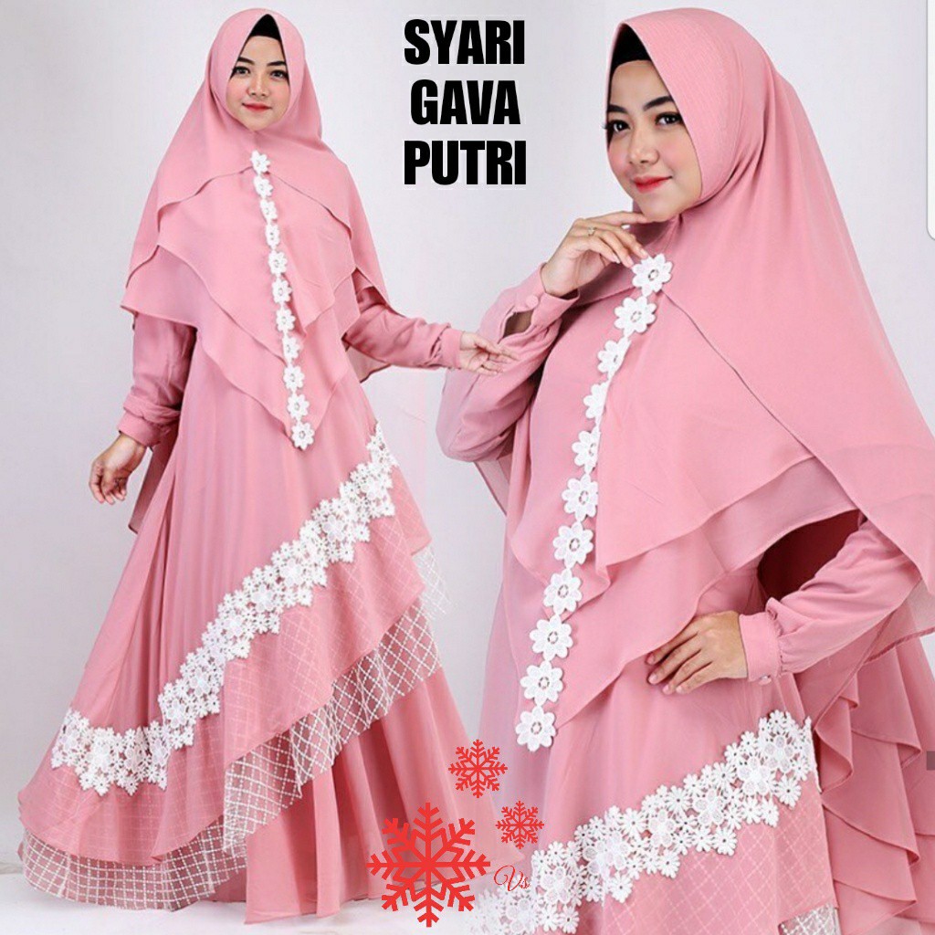 SY GAVAPUTRI Busana muslim wanita Baju Dress muslim wanita modis