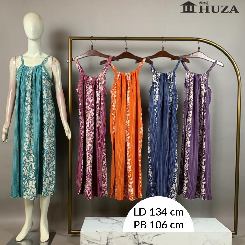 Daster Huza Batik (D Gantung U3) Boutique quality Non Busui Friendly Batik Cap Pekalongan