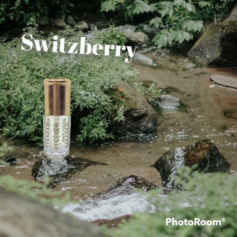 Parfum Switzberry Kemasan Tola Padi Ukuran 3,6 dan 12 ml 100% Murni Tidak Mengandung Campuran Apapun