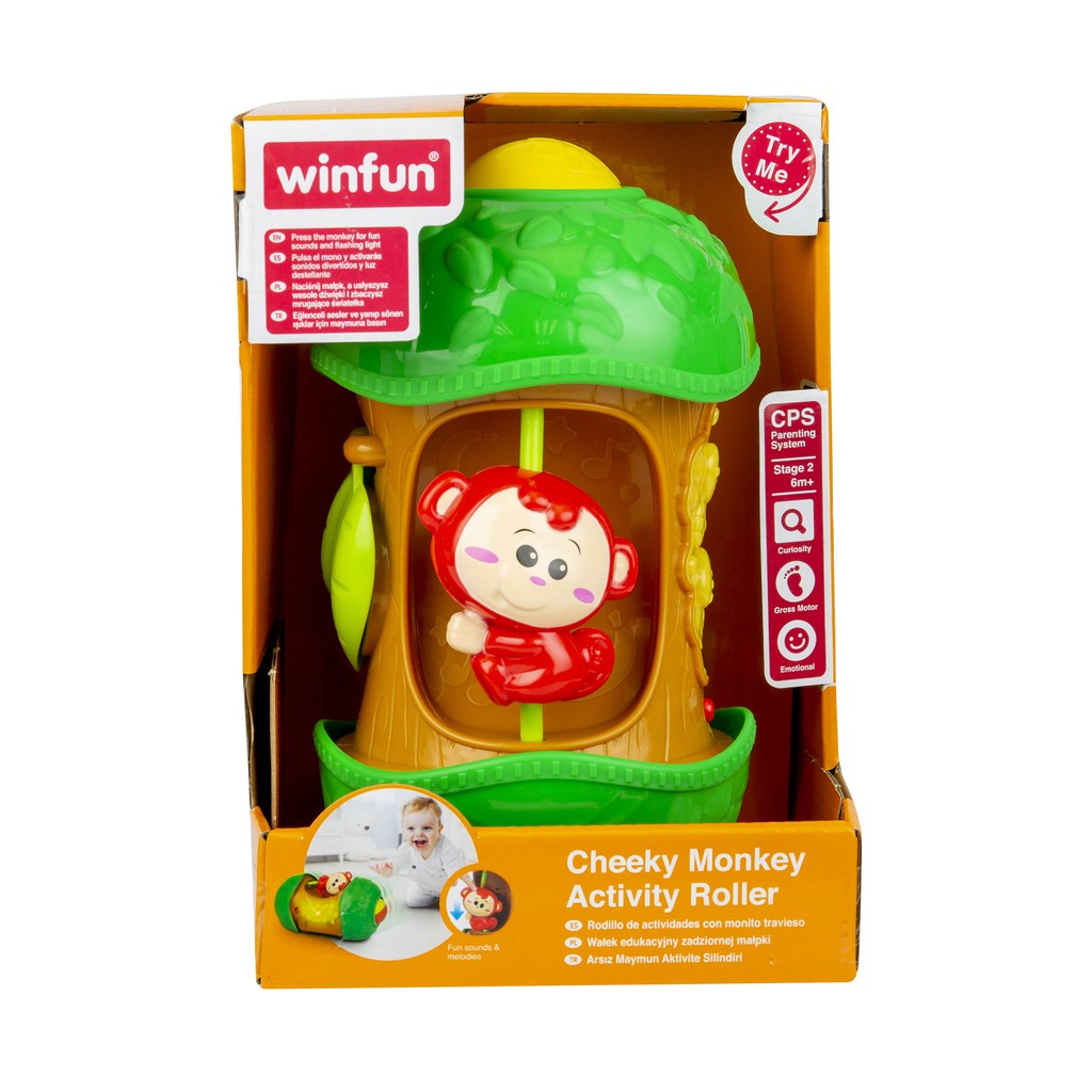 WINFUN Cheeky Monkey Activity Roller - Mainan Musik