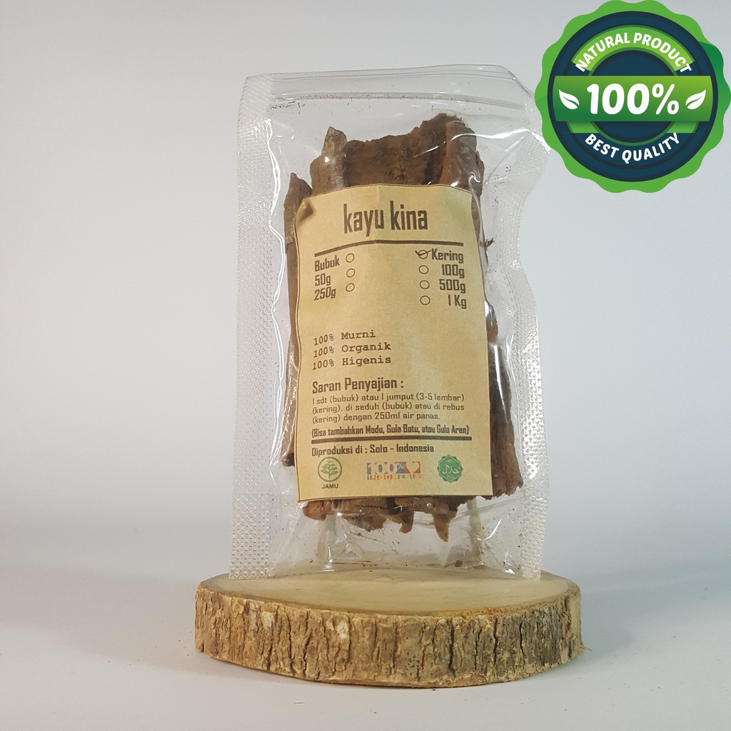 

KAYU KINA KERING 500 GRAM - Cinchona Calisaya - MURNI - JSR - RE
