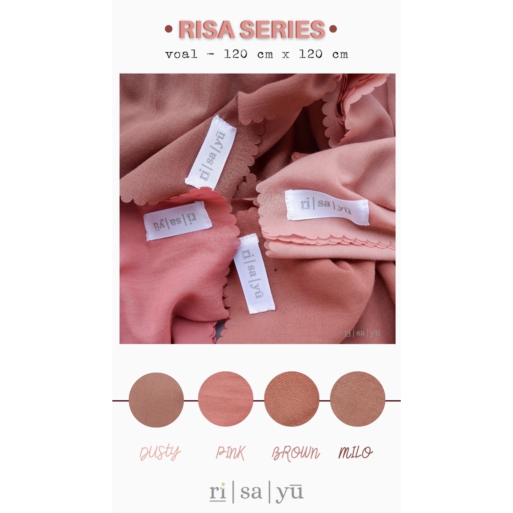 VOAL PREMIUM SQUARE HIJAB 120 cm x 120 cm