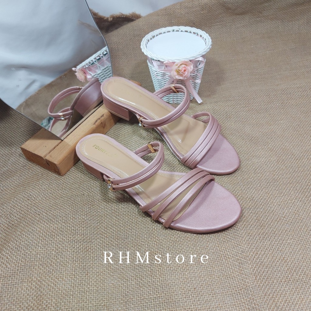 Sandal Hak Tahu 3 cm RHM K-06