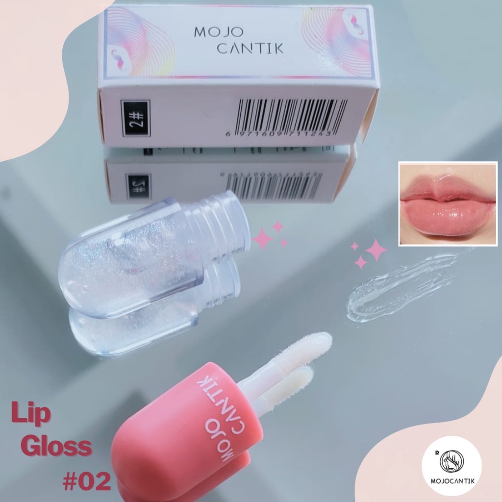 Mojocantik Lipgloss Moinsturizing With Honey Lasting Transparent Lip Oil