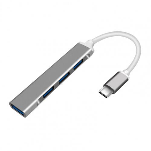 Hub Splitter 4 Port USB 3.0 Otg Tipe-C 3.1 Untuk Laptop / Pc / Komputer