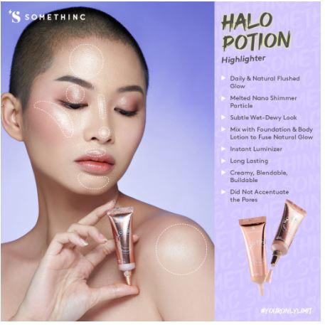 ❤️ Cloudy ❤️ SOMETHINC HALO POTION Highlighter - Liquid Highlighter Somethinc