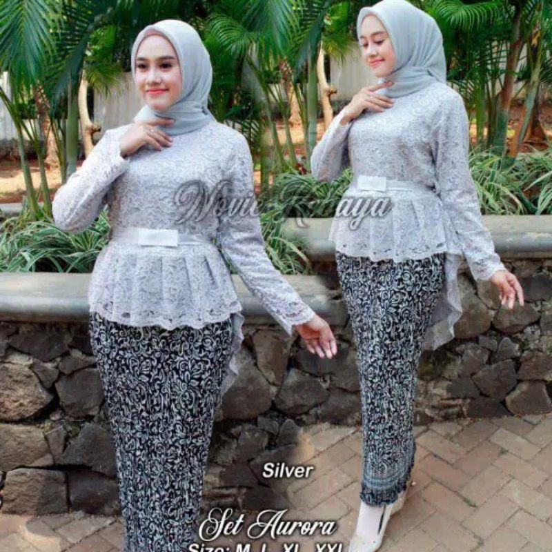 SET AURORA BRUKAT/KEBAYA PINGUIN/KEBAYA BRUKAT/KEBAYA MODERN