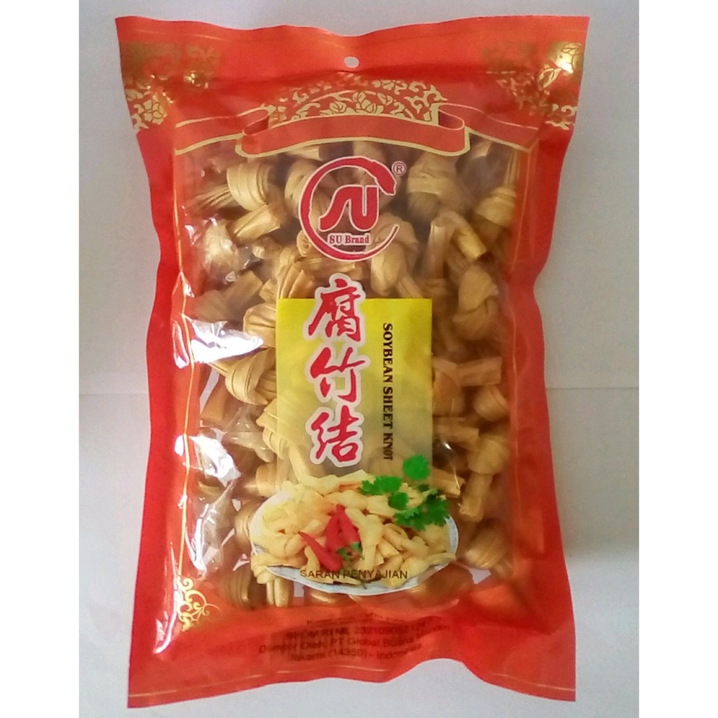 SU BRAND SOYBEAN SHEET KNOT KEMBANG TAHU PITA 300GR