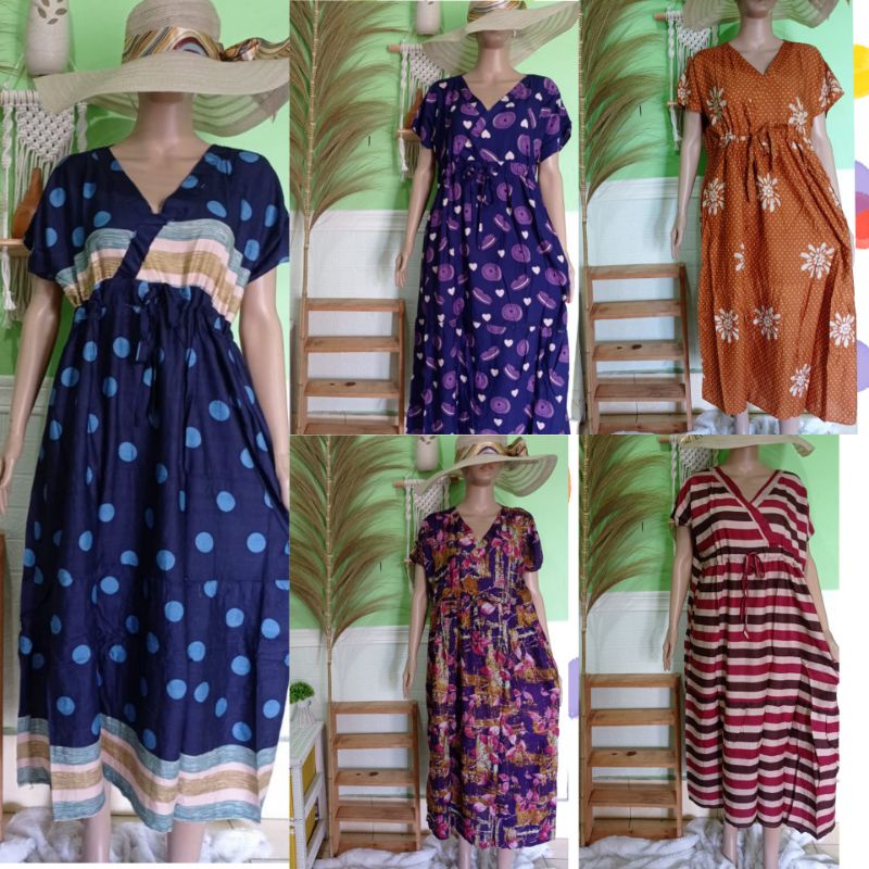 Homedress Rayon homedress kimono homedress serut daster serut rampel  daster murah pekanbarun/cod /p