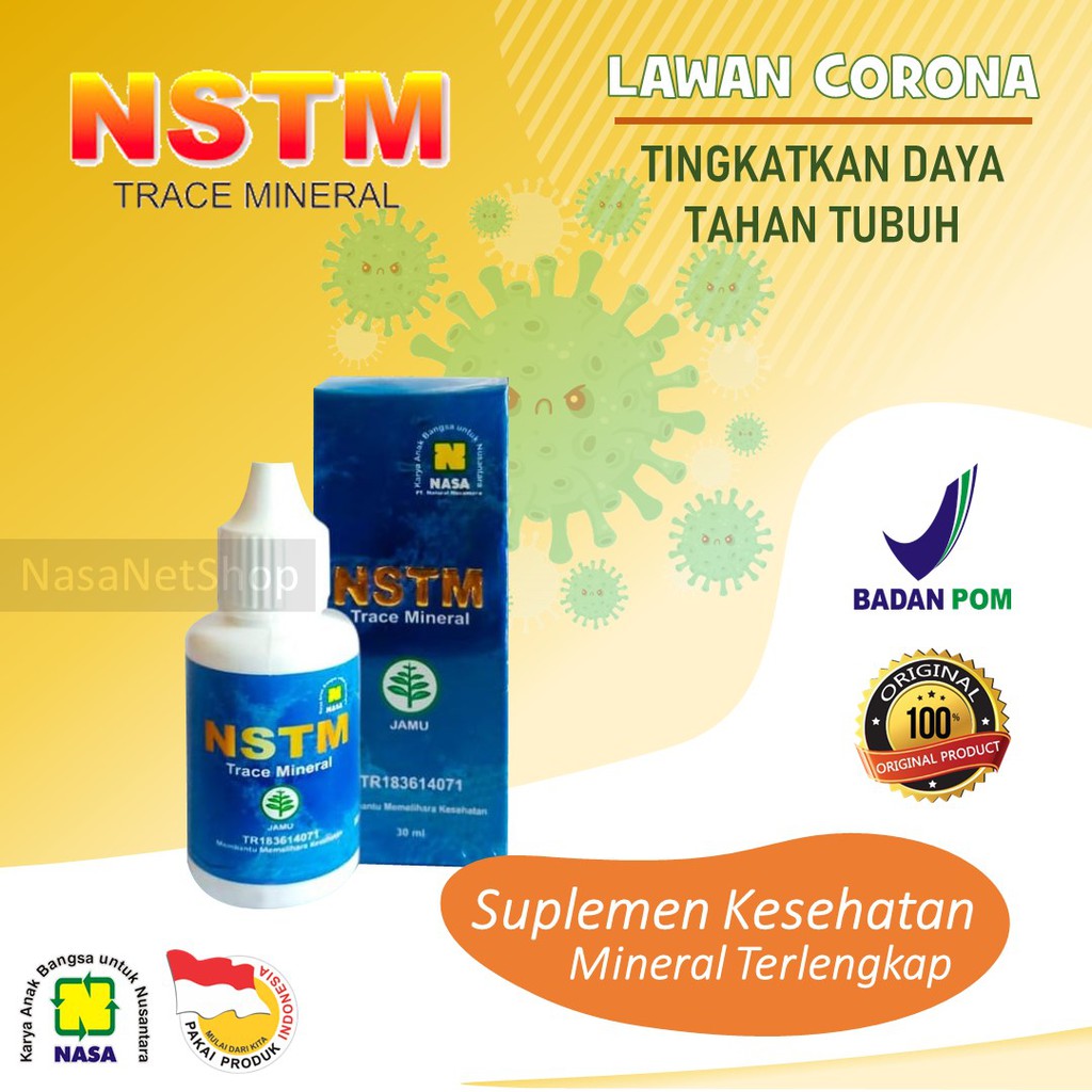 8IO NSTM Prima Jaya Original - Mineral Tetes Kesehatan Jantung & Gula Darah - Trace Mineral BPOM