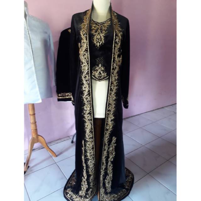 Baju pengantin jawa / baju pengantin bludru