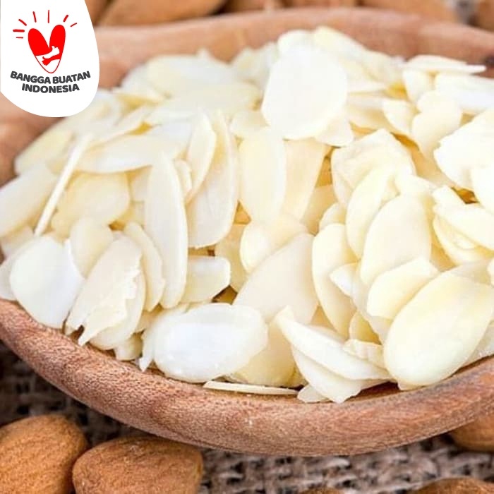 

504Omekho Almond Slice 250 Gram / Irisan Almond Mentah 250G Jy60Jhh