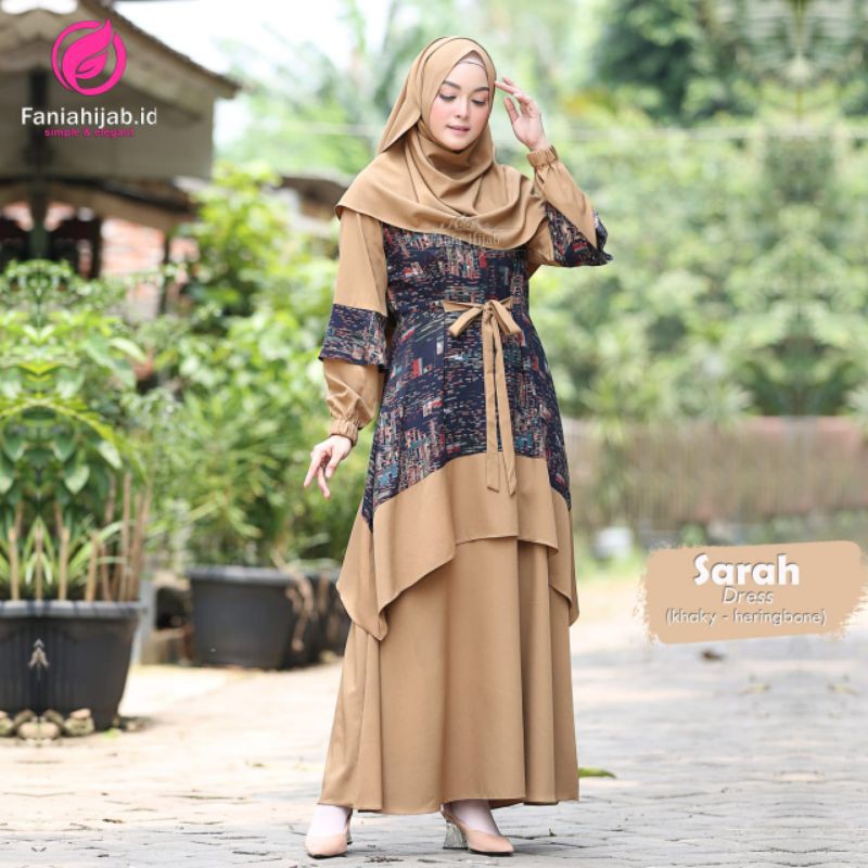 Sarah dress fania hijab