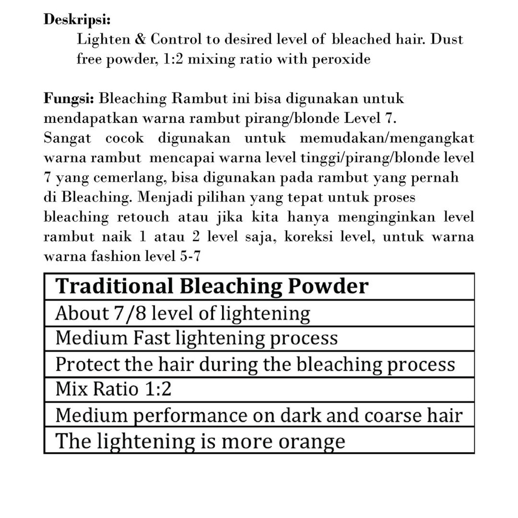 ILVASTO HAIR COLOURS BLEACHING POWDER 500GR | PEWARNA RAMBUT-3