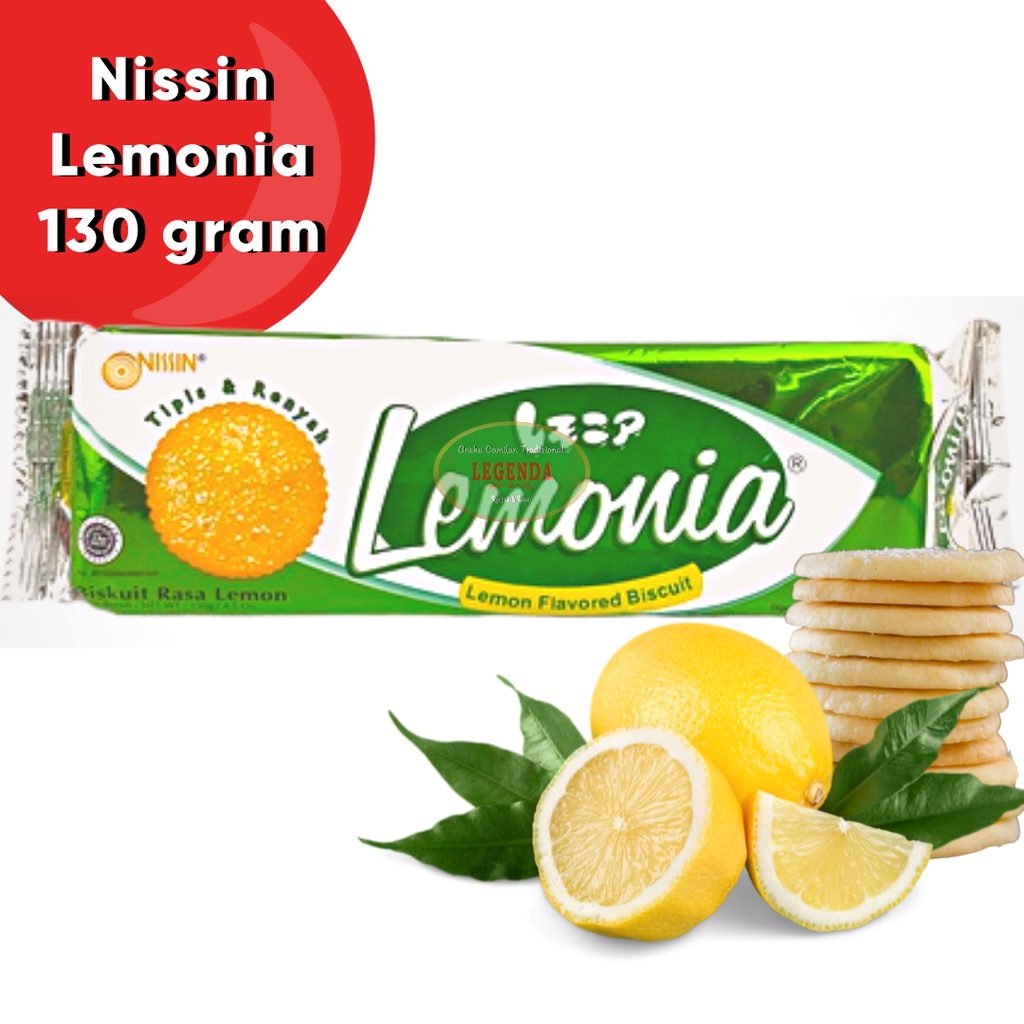 

Nissin Lemonia 130gr biskuit lemon tipis renyah