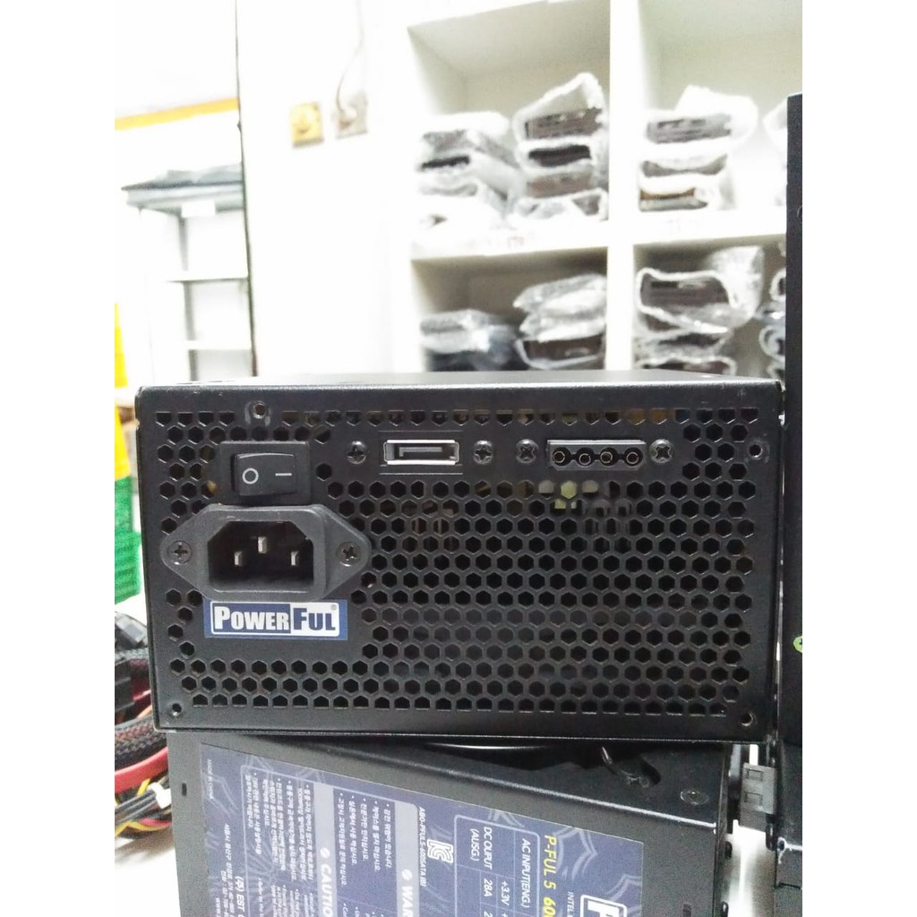 POWER SUPPLY 600W POWERFUL Ready Conector SATA SERAGAM