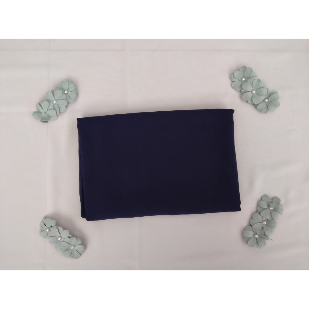 pashmina jumbo syar'i 200x100cm-Dongker/navy