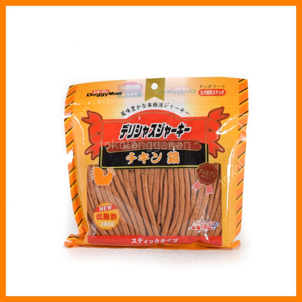 Doggyman Makanan Anjing Delicious Chicken Jerky 380 Gr