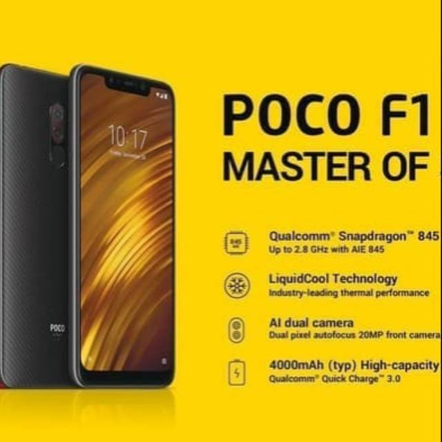 HP XIAOMI POCOPHONE F1 (XIOMI POCO F 1 RAM 6/128GB