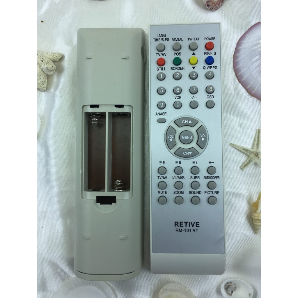 REMOT Remote Multi TV Tabung Slim Flat POLYTRON CT101+TR