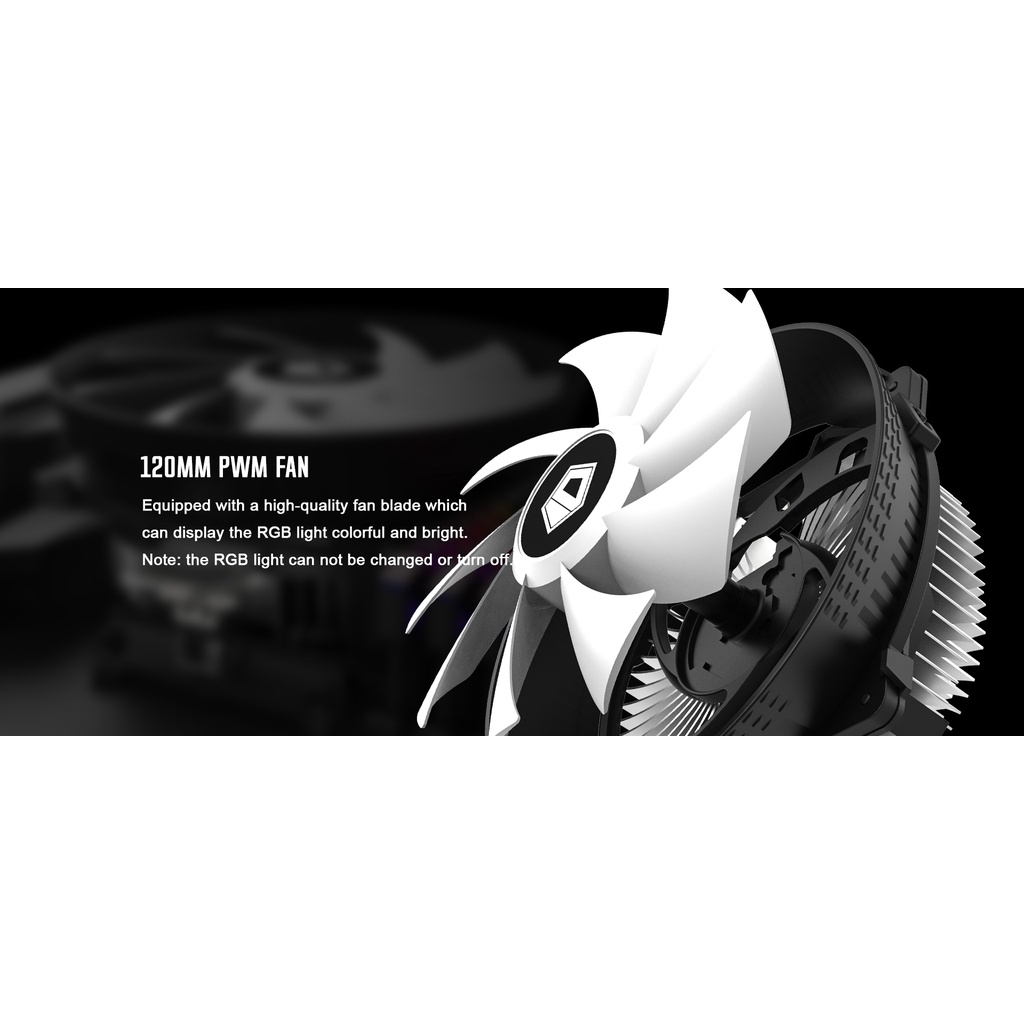 ID-Cooling DK-03 RAINBOW | HSF 120mm RGB AIR CPU Cooler (Intel / AMD)