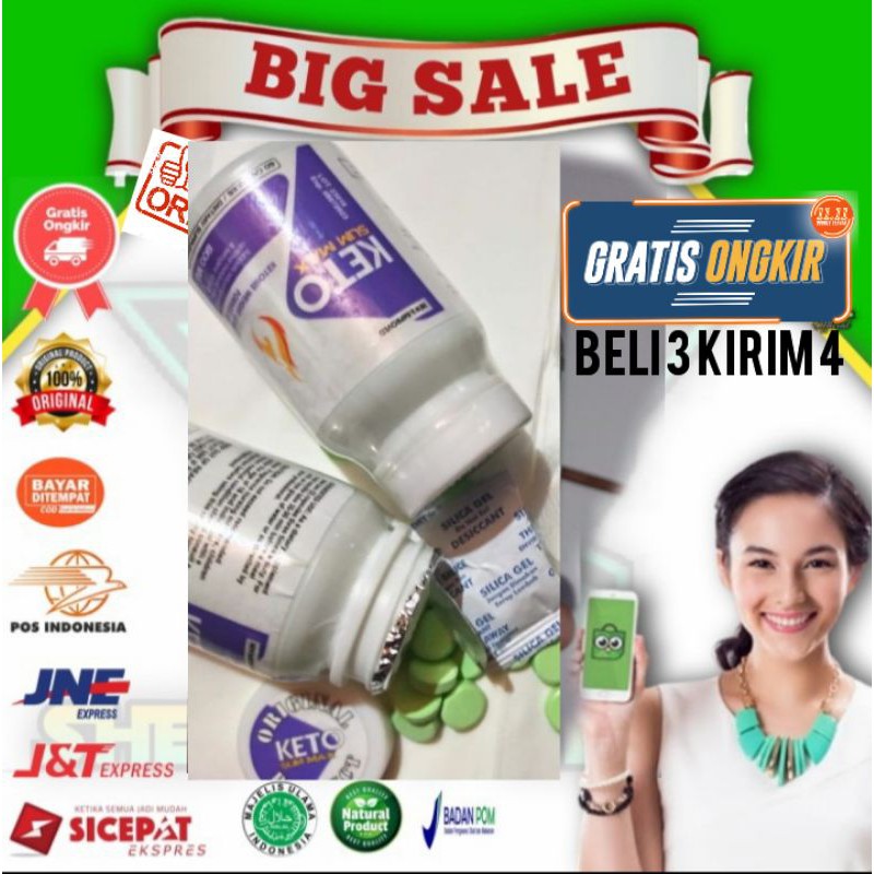 Keto Slim Max Obat Pelangsing Badan Obat Diet Herbal
