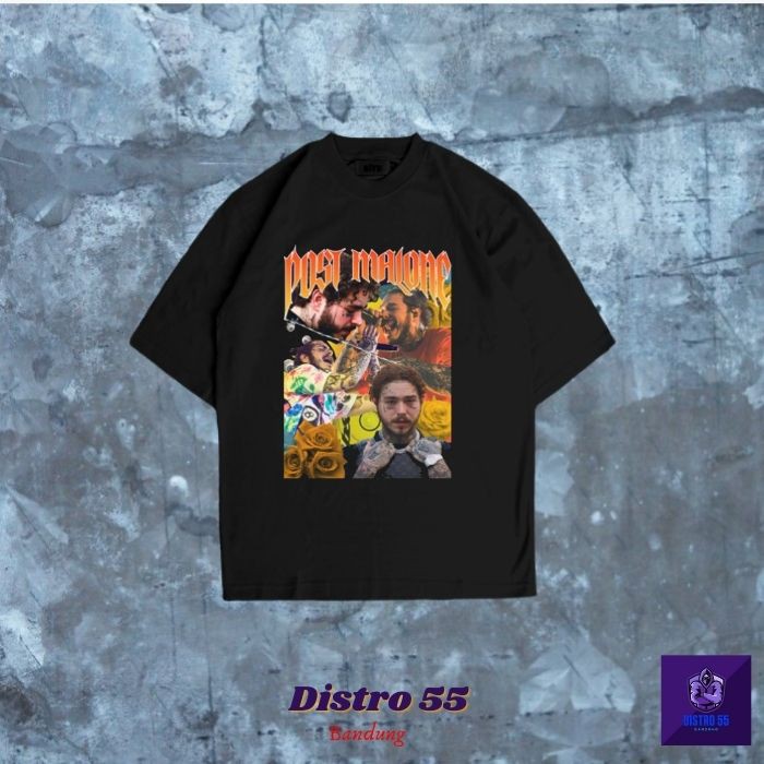POST MALONE VINTAGE TSHIRT (OVERSIZED TEE) / KAOS POST MALONE