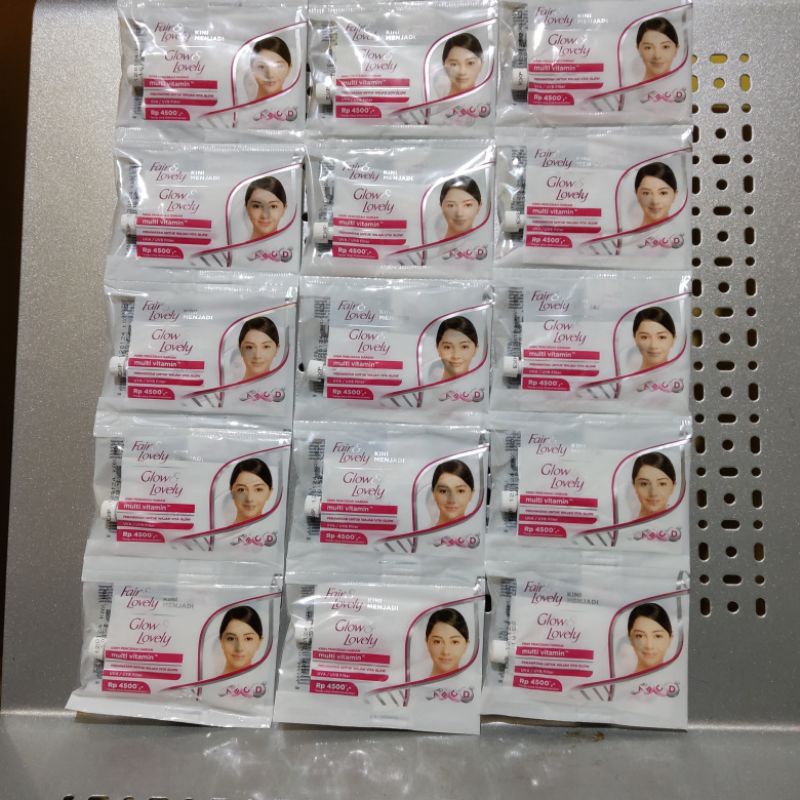 Fair&amp;lovely cream sachet 9g isi 12 / Fair&amp;lovely renteng / Fair &amp; lovely krim isi 12 / Fair&amp;lovely