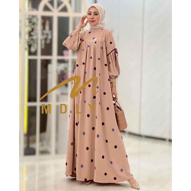 Gamis Dress/home dress Wanita Terbaru Amena Dress By Mdly 3243