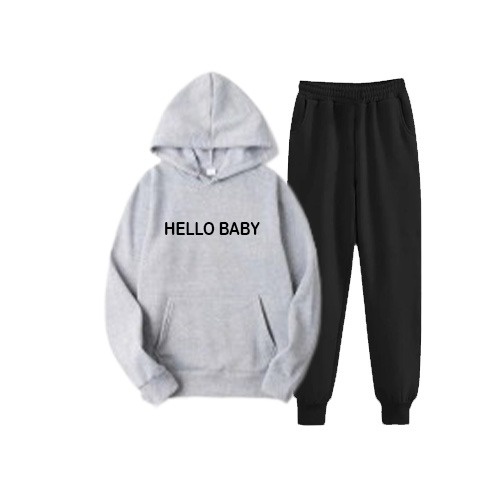 Setelan Sweater Hoodie Anak HELLO BABY Size M