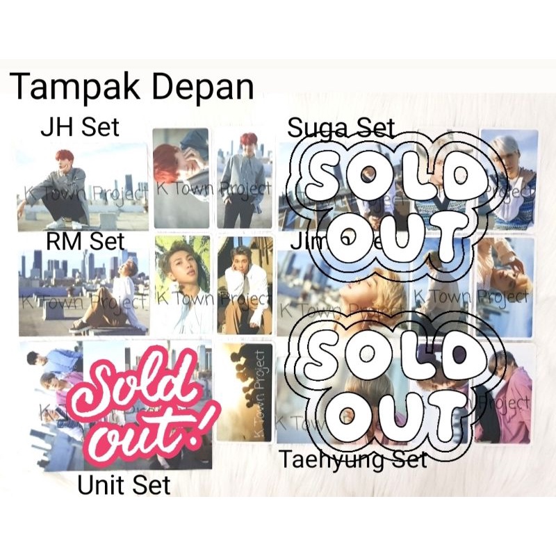 [READY - CLEARANCE SALE] BTS DICON POSTCARD PHOTO ART D-ICON POSTCARD PHOTO ART JIMIN SUGA TAEHYUNG 